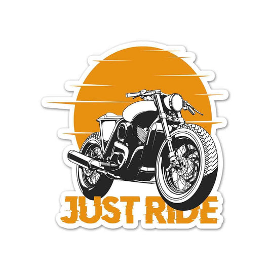Just Ride Sticker - STICK IT UP
