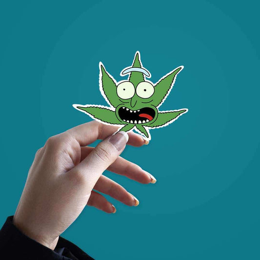 RICK - WEED Sticker - STICK IT UP
