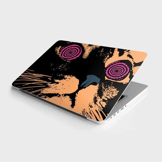 Spiral Cat Eyes Laptop Skin - STICK IT UP