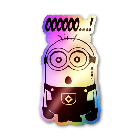 00000 Sticker Holographic Stickers waterproof vinyl decal for laptop, bike, car & bottle