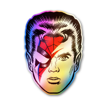 Spiders From Mars Holographic Stickers