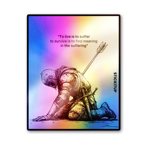 Suffering Sticker Holographic Stickers