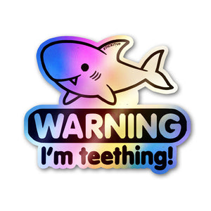 Teething Sticker Holographic Stickers