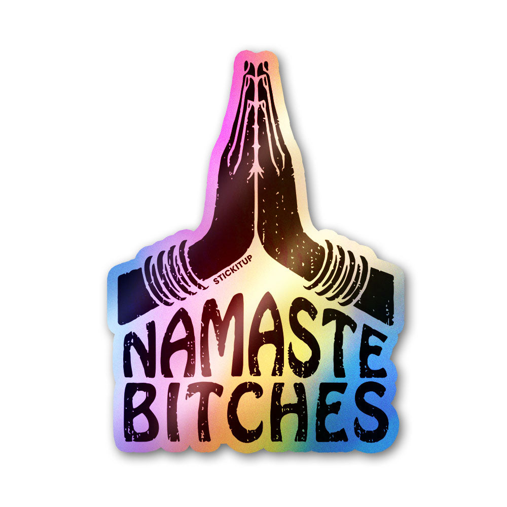 Namaste Sticker Holographic Stickers