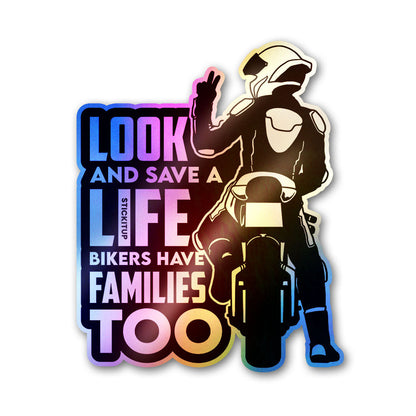 Look And Save Sticker Holographic Stickers