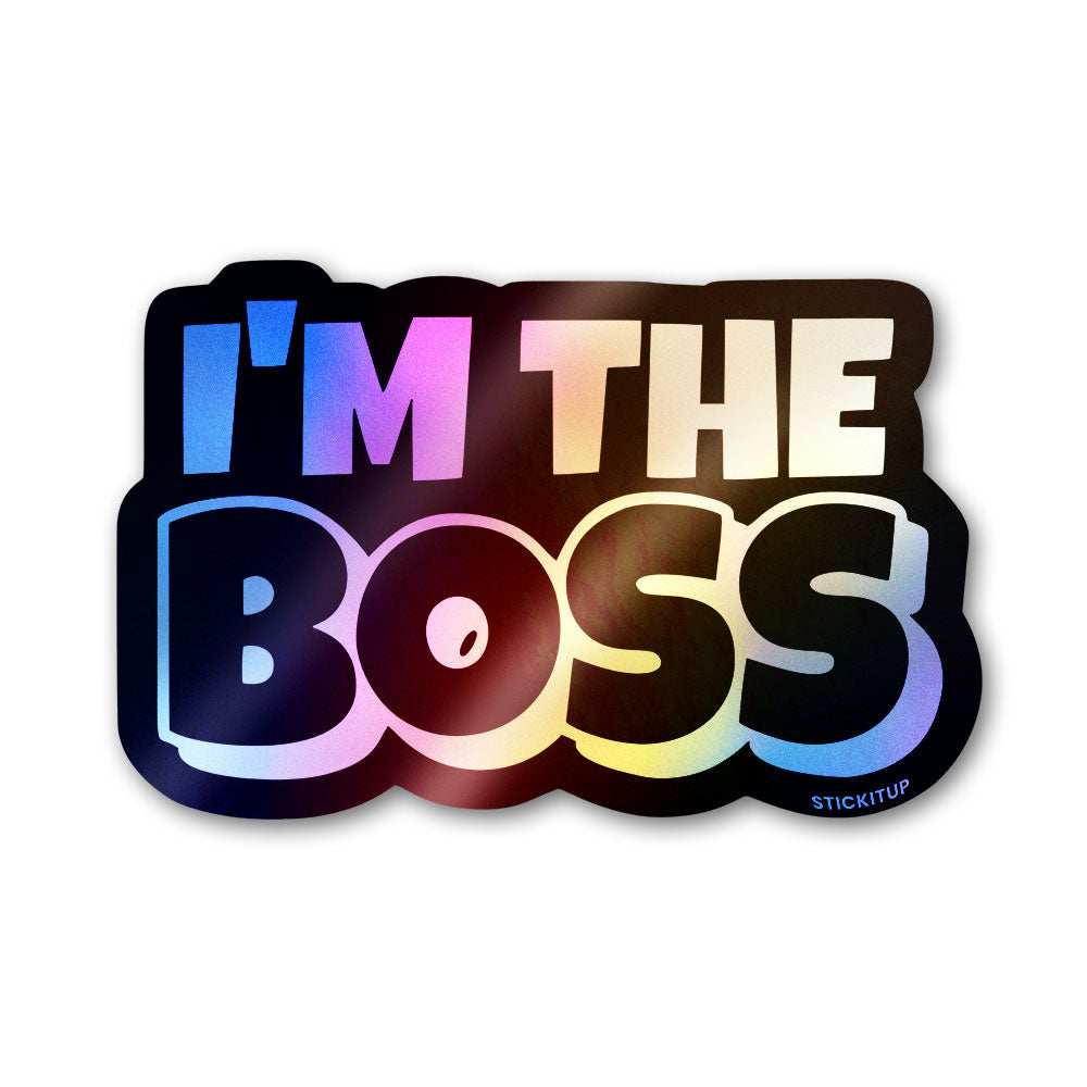Boss Sticker Holographic Stickers