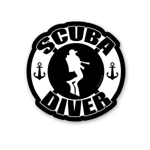 Scuba Diver Sticker