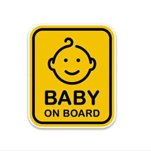 Baby On board 2.0 Bumper Sticker