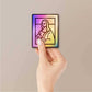 Mona Lisa Holographic Sticker