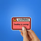 Warning Sticker