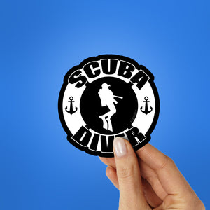 Scuba Diver Sticker