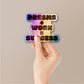 Success Holographic Stickers