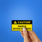 Powered By Artificial Sticker