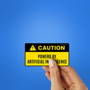 Powered By Artificial Sticker