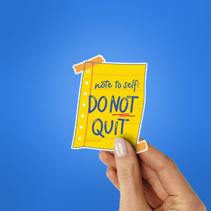 Note To Safe Sticker