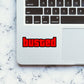 Busted Sticker