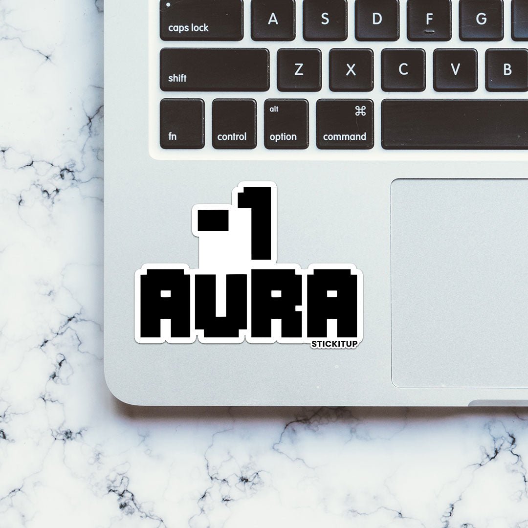  - 1 AURA Sticker waterproof vinyl decal for laptop, bike, car & bottle