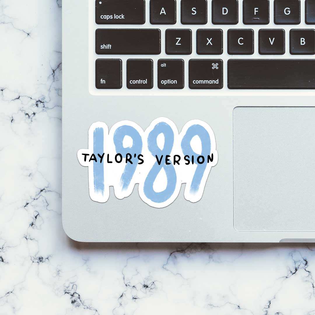 1989 Taylor's Version Sticker waterproof vinyl decal for laptop, bike, car & bottle