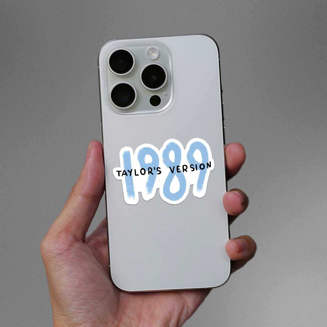 1989 Taylor's Version Sticker waterproof vinyl decal for laptop, bike, car & bottle
