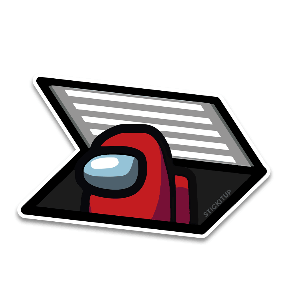 Among Us Character Bumper Sticker waterproof vinyl decal for laptop, bike, car & bottle