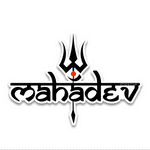 mahadev Bumper Sticker waterproof vinyl decal for laptop, bike, car & bottle