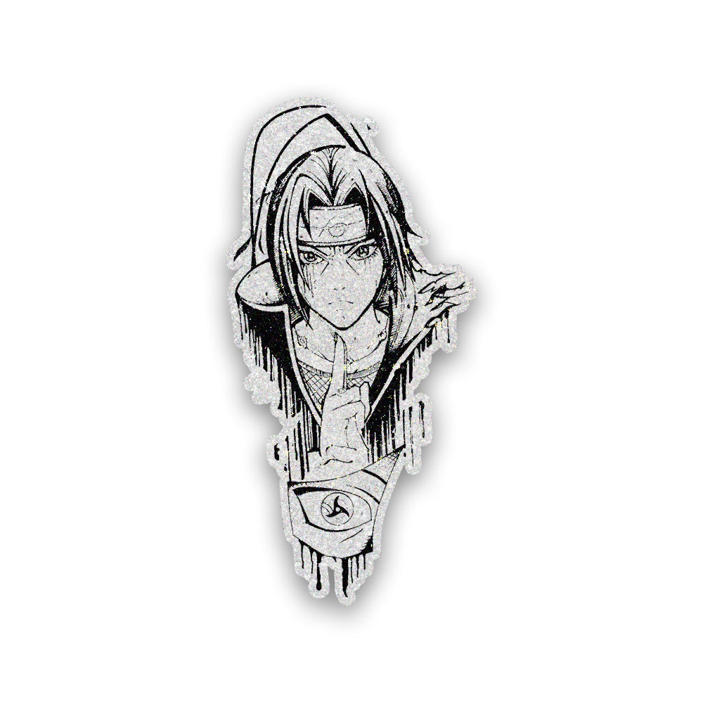 Itachi Glitter Sticker