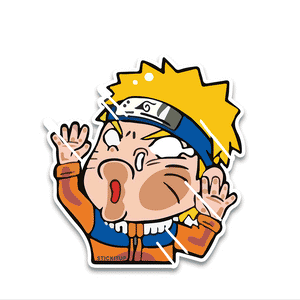 Naruto Uzumaki Bumper Sticker waterproof vinyl decal for laptop, bike, car & bottle