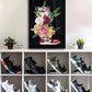Sneaker Blooming Canvas Art