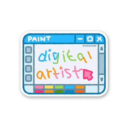 Digital Artist Sticker