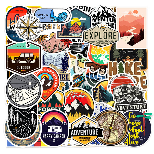 Camping Sticker Packs [50 sticker]