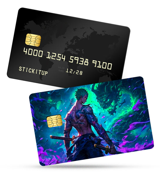 Zoro With Dragon Credit Card Skin