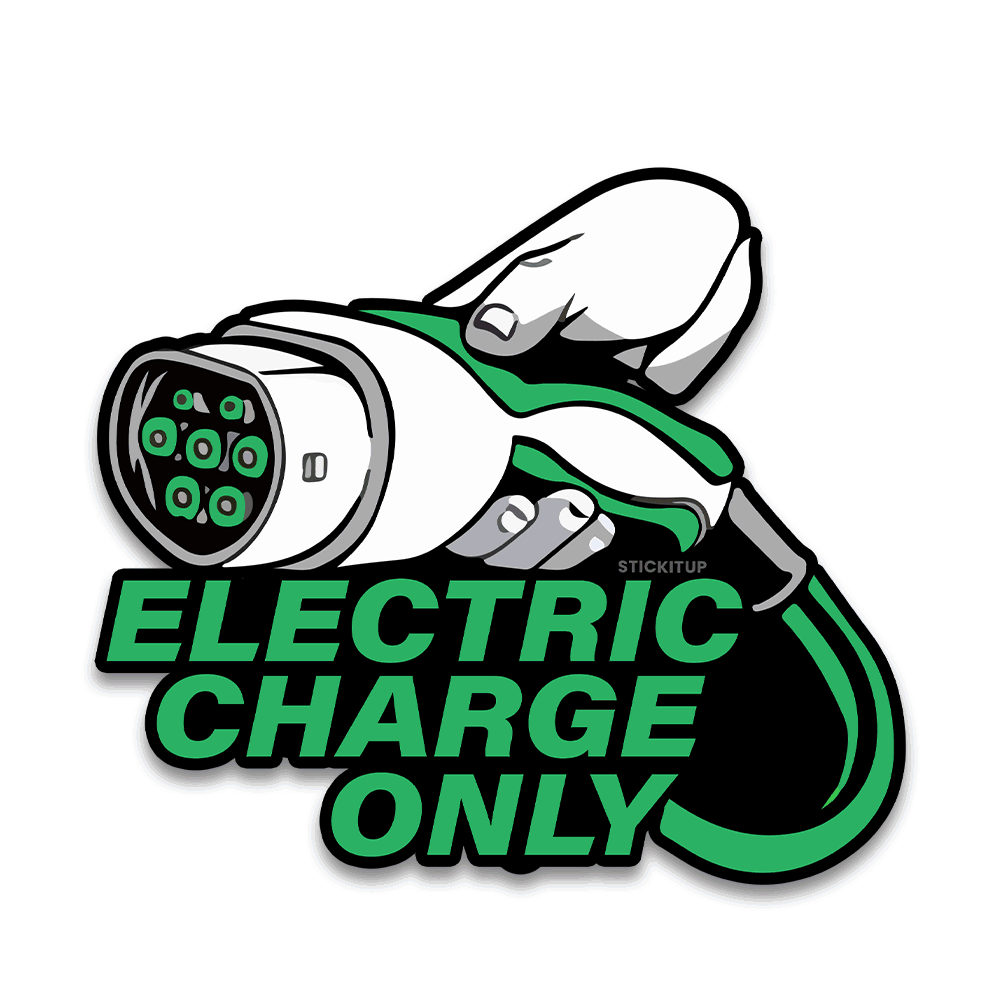 Electric Charge Bumper Sticker - Bumper Sticker | STICK IT UP