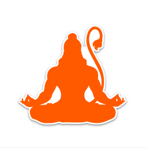 Lord Hanuman 3.0 Bumper Sticker