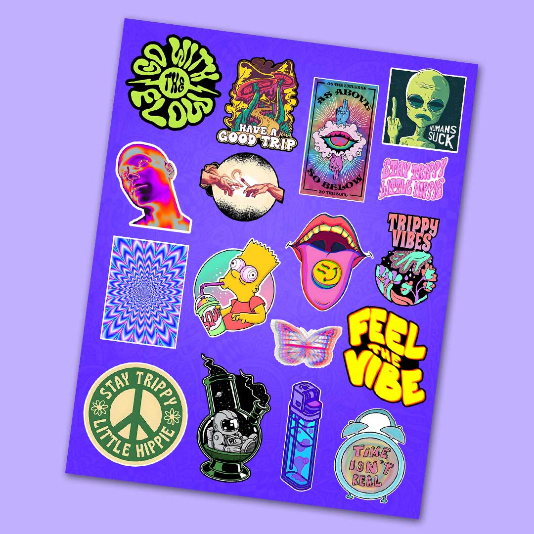 Trippy Sticker Sheet