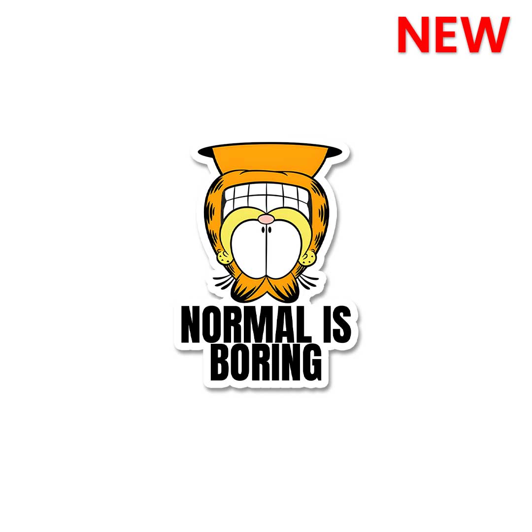 Normal Is Boring Sticker - Buy best quality stickers, sticker packs and ...