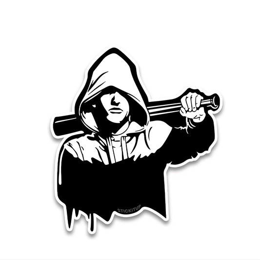 Hooded figure Bumper Sticker