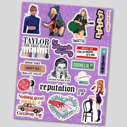 Taylor Swift Mini sticker sheet
