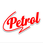 Petrol Bumper Sticker waterproof vinyl decal for laptop, bike, car & bottle