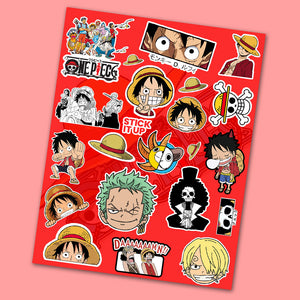 One Piece Mini Sticker Sheet