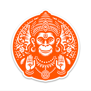 Hanuman Bumper Sticker