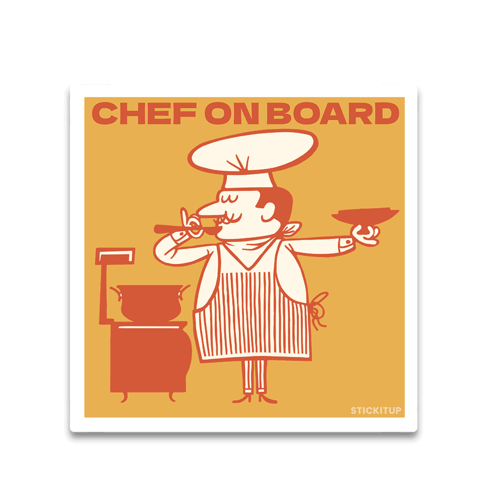 Chef Bumper Sticker - Bumper Sticker | STICK IT UP