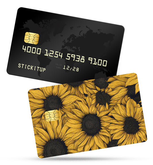 Sunflowers Credit Card Skin