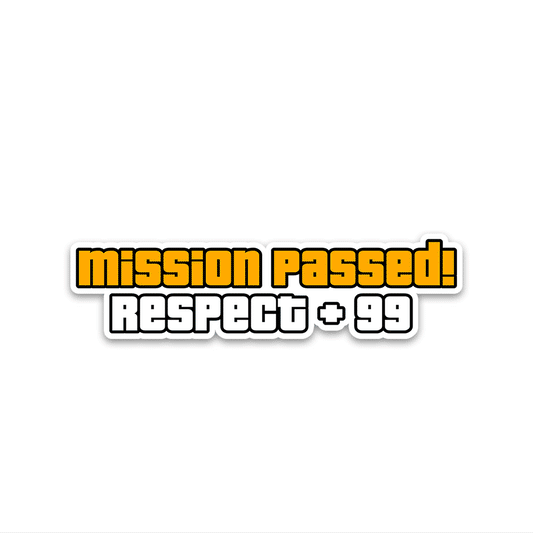 Mission Passed  Bumper Sticker