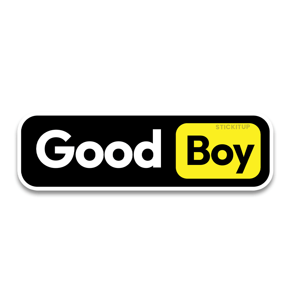 Good boy Bumper Sticker - Bumper Sticker | STICK IT UP