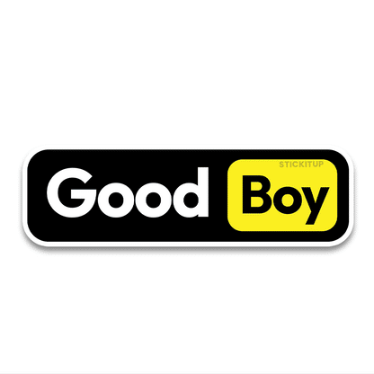 Good boy Bumper Sticker