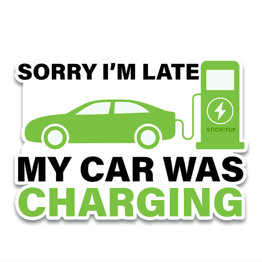 My Car Was Bumper Sticker waterproof vinyl decal for laptop, bike, car & bottle