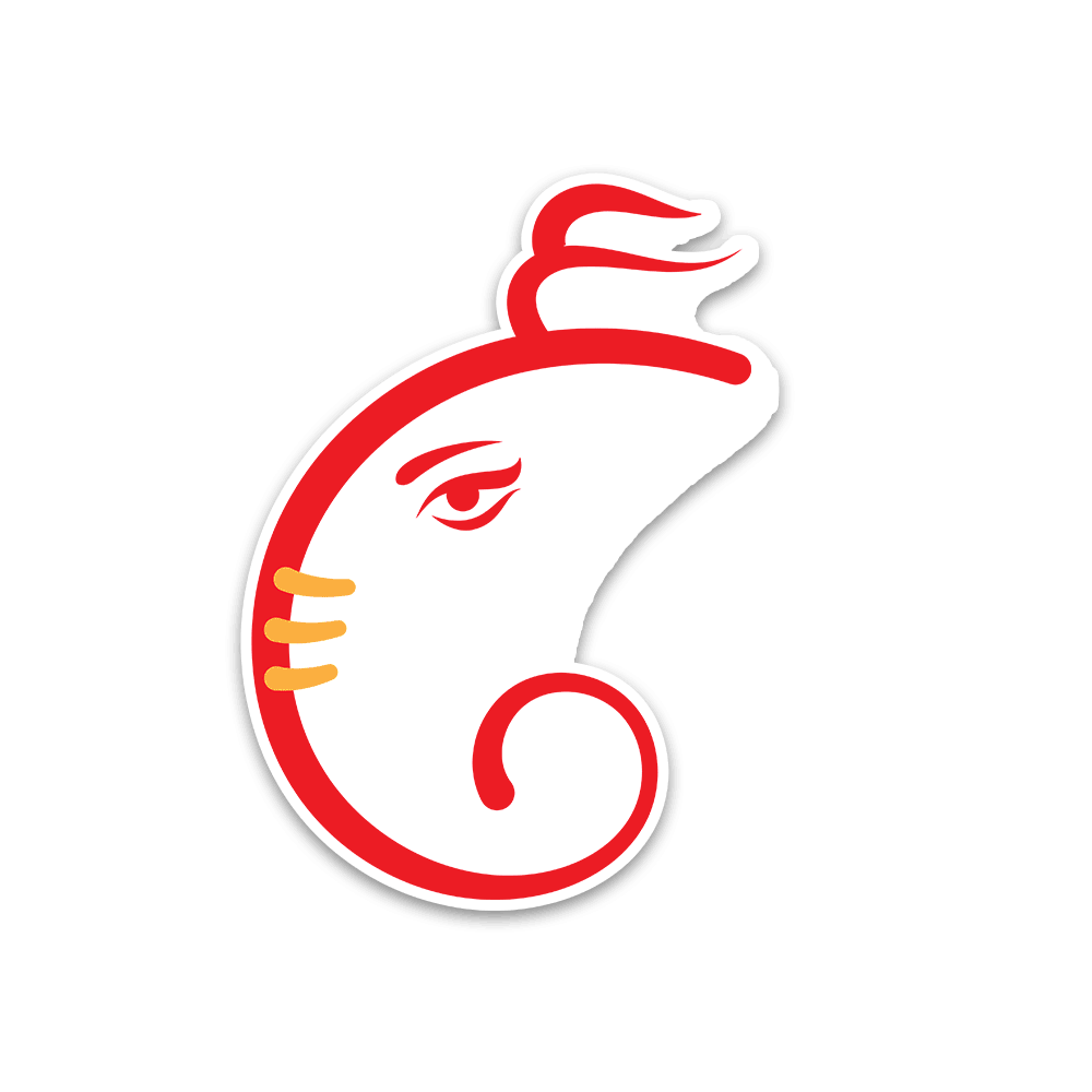 Lord Ganesha 2.0 Bumper Sticker - Bumper Sticker | STICK IT UP