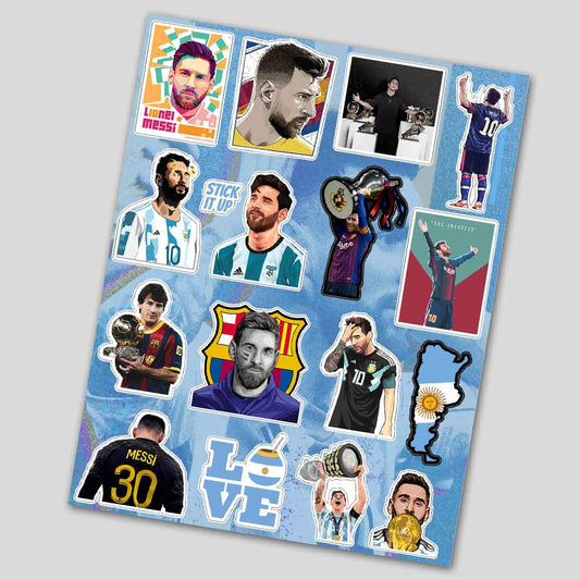 Messi mini sticker sheet