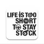 Life is too Short Bumper Sticker waterproof vinyl decal for laptop, bike, car & bottle