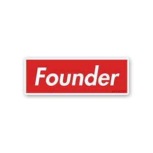 Founder Sticker